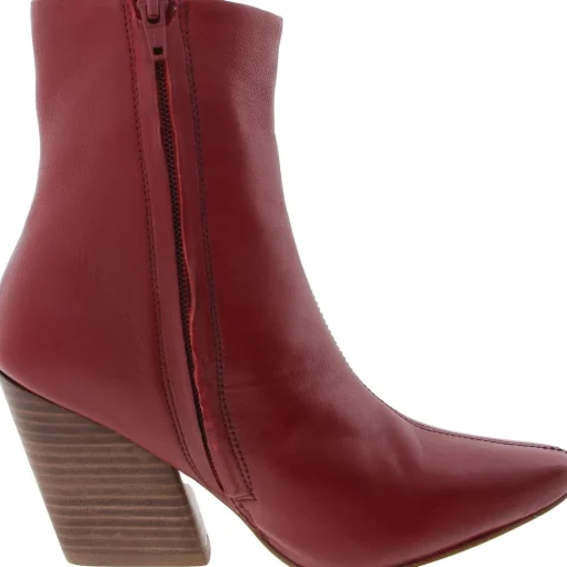 Hydra Solid Faux Leather Ankle Boots