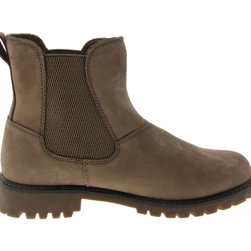Ida Leather Pull On Chelsea Boots