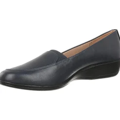 Ida Stretch Faux Leather Loafer Heels