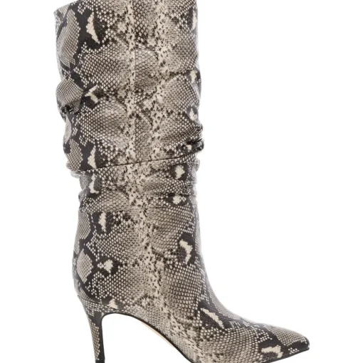IDaley 2 Faux Leather Solid Mid-Calf Boots