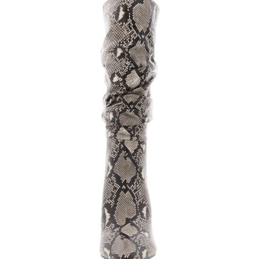 IDaley 2 Faux Leather Solid Mid-Calf Boots