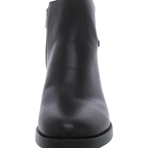 Imiera Faux Leather Ankle Booties
