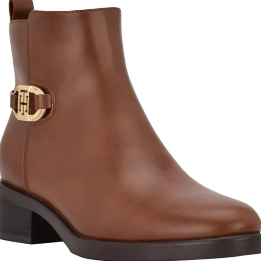 Imiera Faux Leather Ankle Booties
