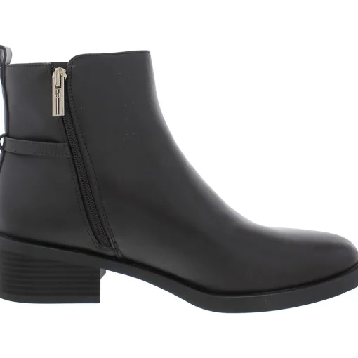 Imiera Faux Leather Ankle Booties