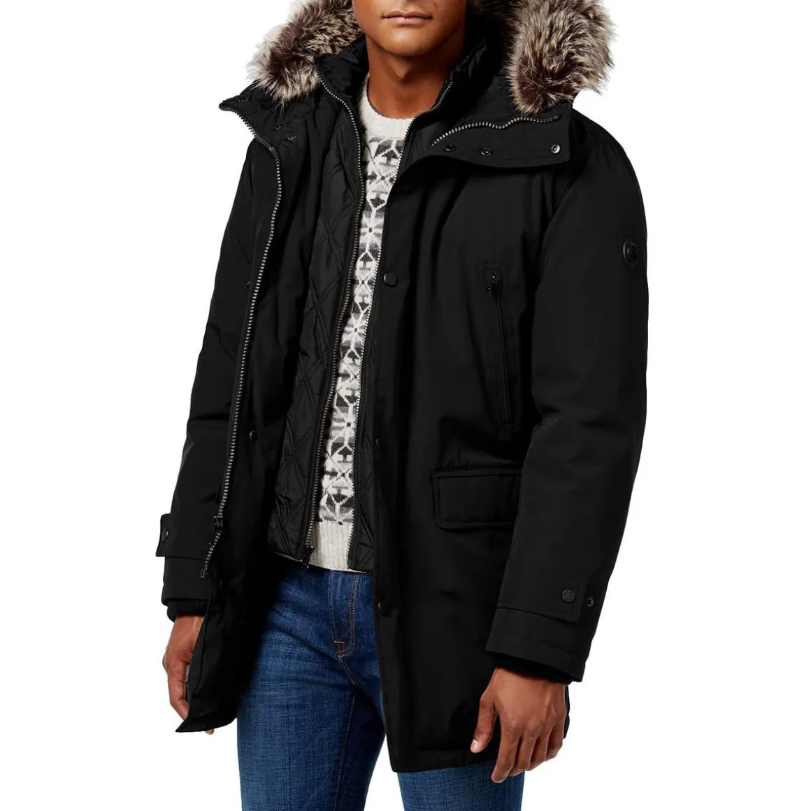 2-in-1 Warm Parka Coat
