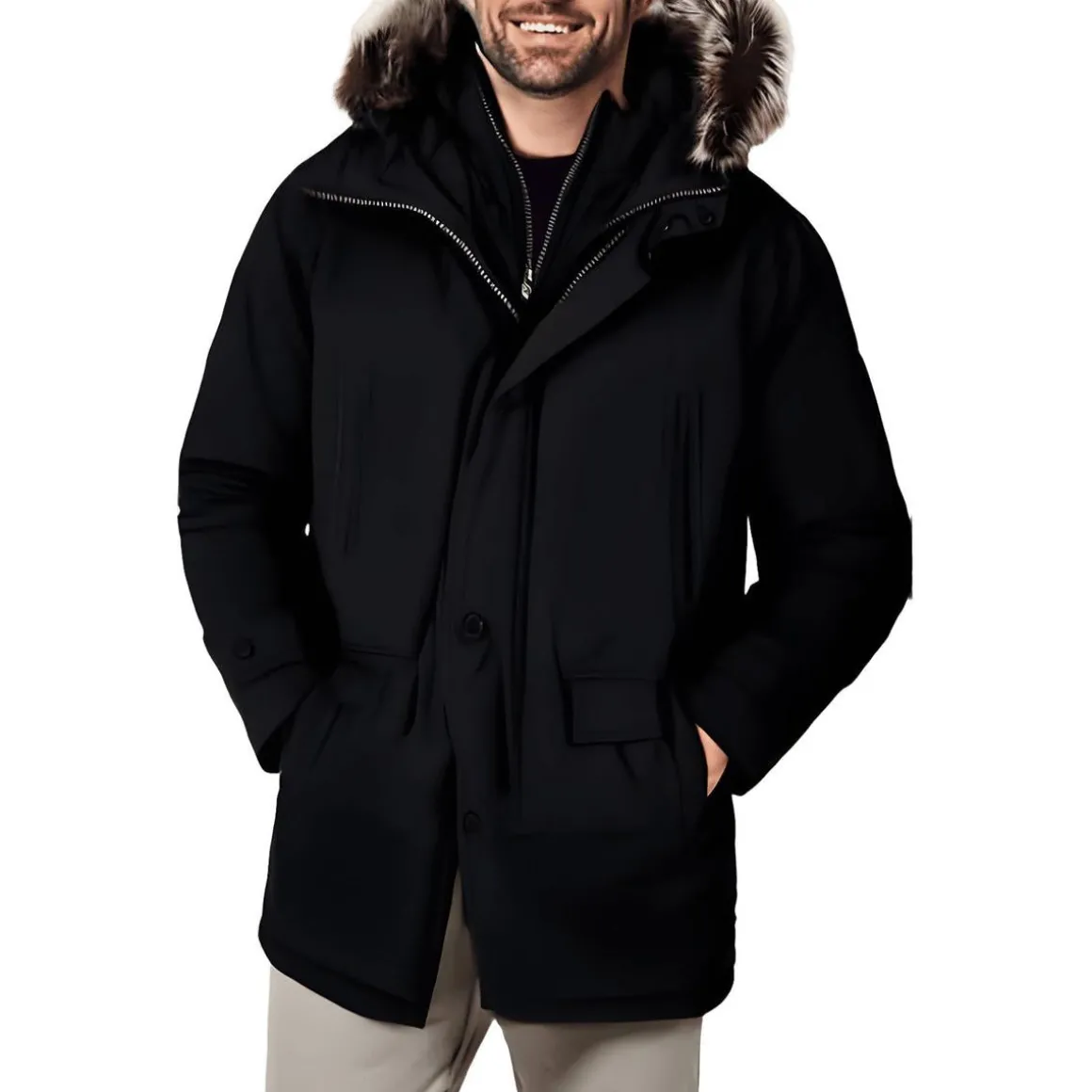 2-in-1 Warm Parka Coat