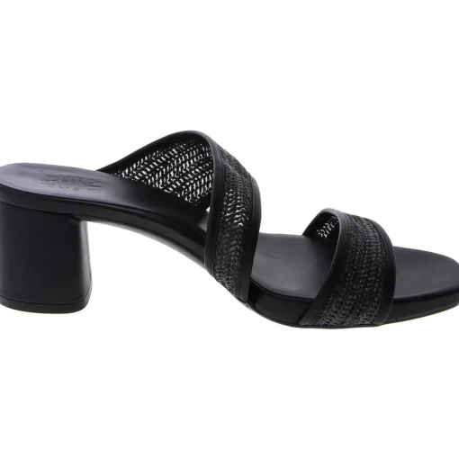 Inez 2 Faux Leather Slip On Heels