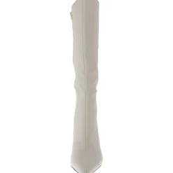 IslahWC Faux Leather Block Heel Knee-High Boots