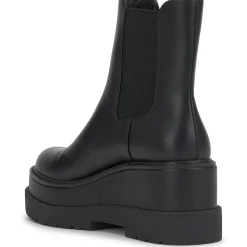 Ivean Faux Leather Platfrom Chelsea Boots