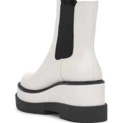 Ivean Faux Leather Platfrom Chelsea Boots