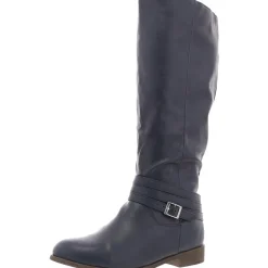 IvieWC Faux Leather Knee-High Boots