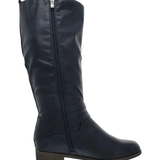 IvieWC Faux Leather Knee-High Boots