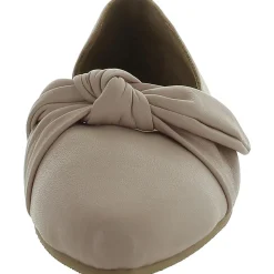 Ivory Slip On Flat D'Orsay
