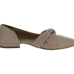 Ivory Slip On Flat D'Orsay