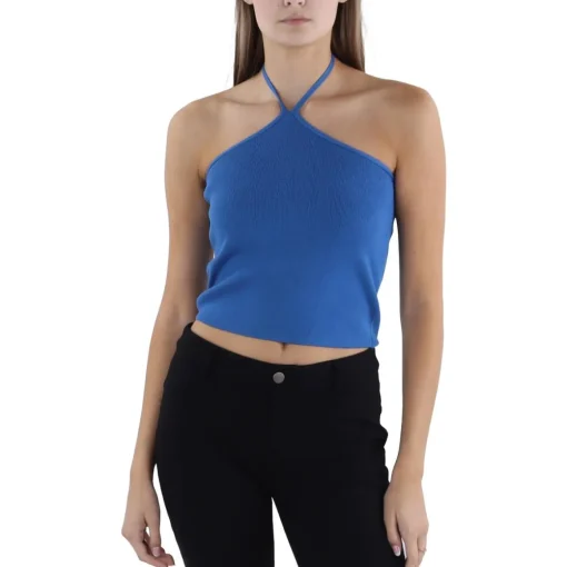 Ivy Crop Sleeveless Halter Top