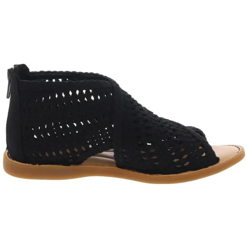 Iwa Mac Braided Canvas Gladiator Sandals