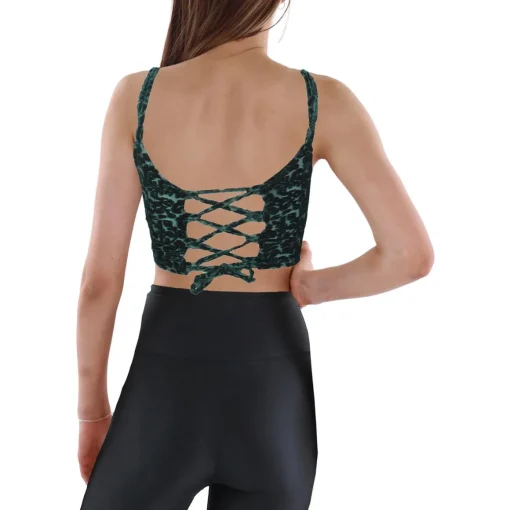 Jacquard Velvet Cropped