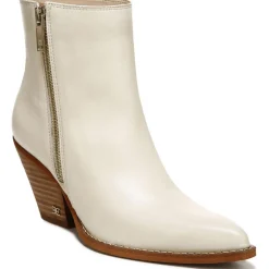Jane Block Heel Pointed Toe Ankle Boots