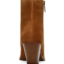 Jane Block Heel Pointed Toe Ankle Boots
