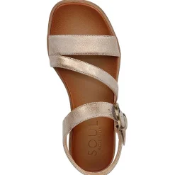 Jayvee Faux Leather Square Toe Slingback Sandals
