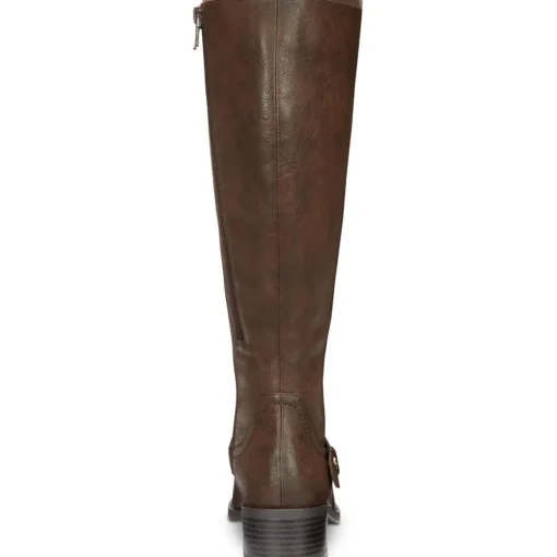 Jewel Plus Wide Calf Slip-On Knee-High Boots