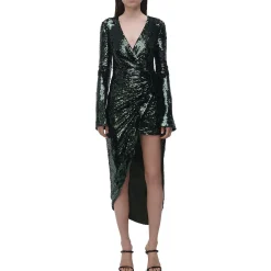 Jonathan Simkhai Emersyn Sequined Long Wrap Dress