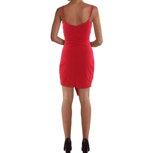 Juniors Asymmetric Above Knee Mini Dress