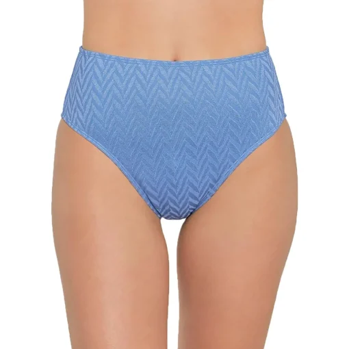 Juniors Chevron High Waist Swim Bottom Separates