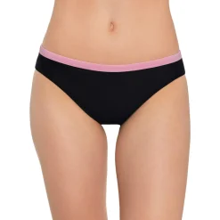 Juniors Contrast Trim Hipster Swim Bottom Separates