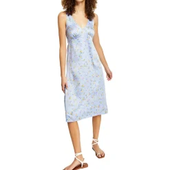 Juniors Floral Print Casual Midi Dress