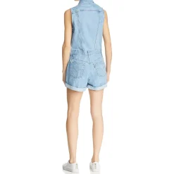Juniors Marian Denim Contrast Romper
