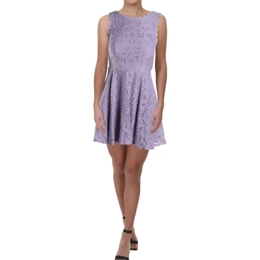Juniors Mini Sleeveless Cocktail Dress