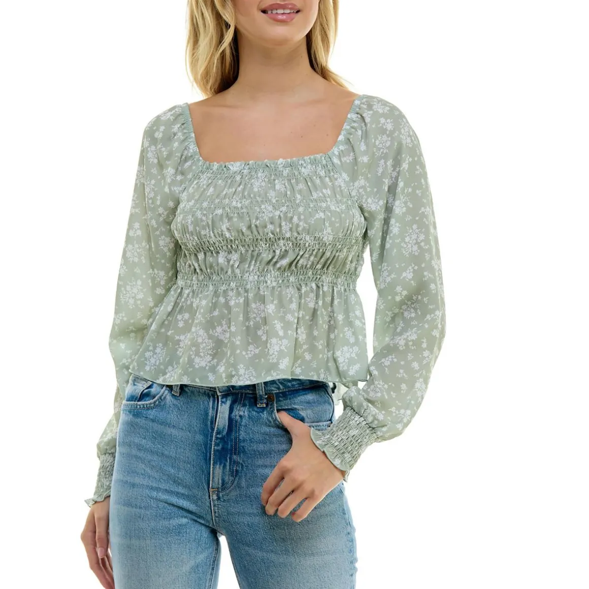 Juniors Peplum Off The Shoulder