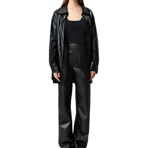 Juniors Pocket Leather Jacket