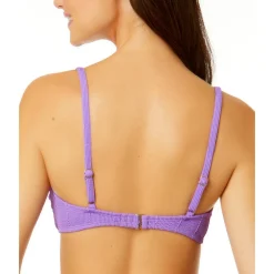 Juniors Ribbed Boning Bikini Swim top