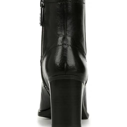 Kalina Leather Zipper Booties