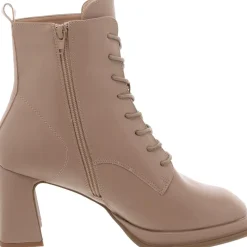 Kalindi Faux Leather Combat & Lace-Up Boots
