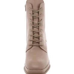 Kalindi Faux Leather Combat & Lace-Up Boots