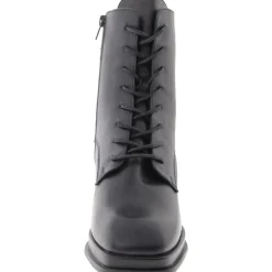 Kalindi Faux Leather Combat & Lace-Up Boots