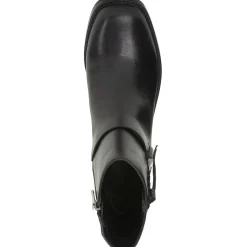 Kamany Zipper Square Toe Ankle Boots