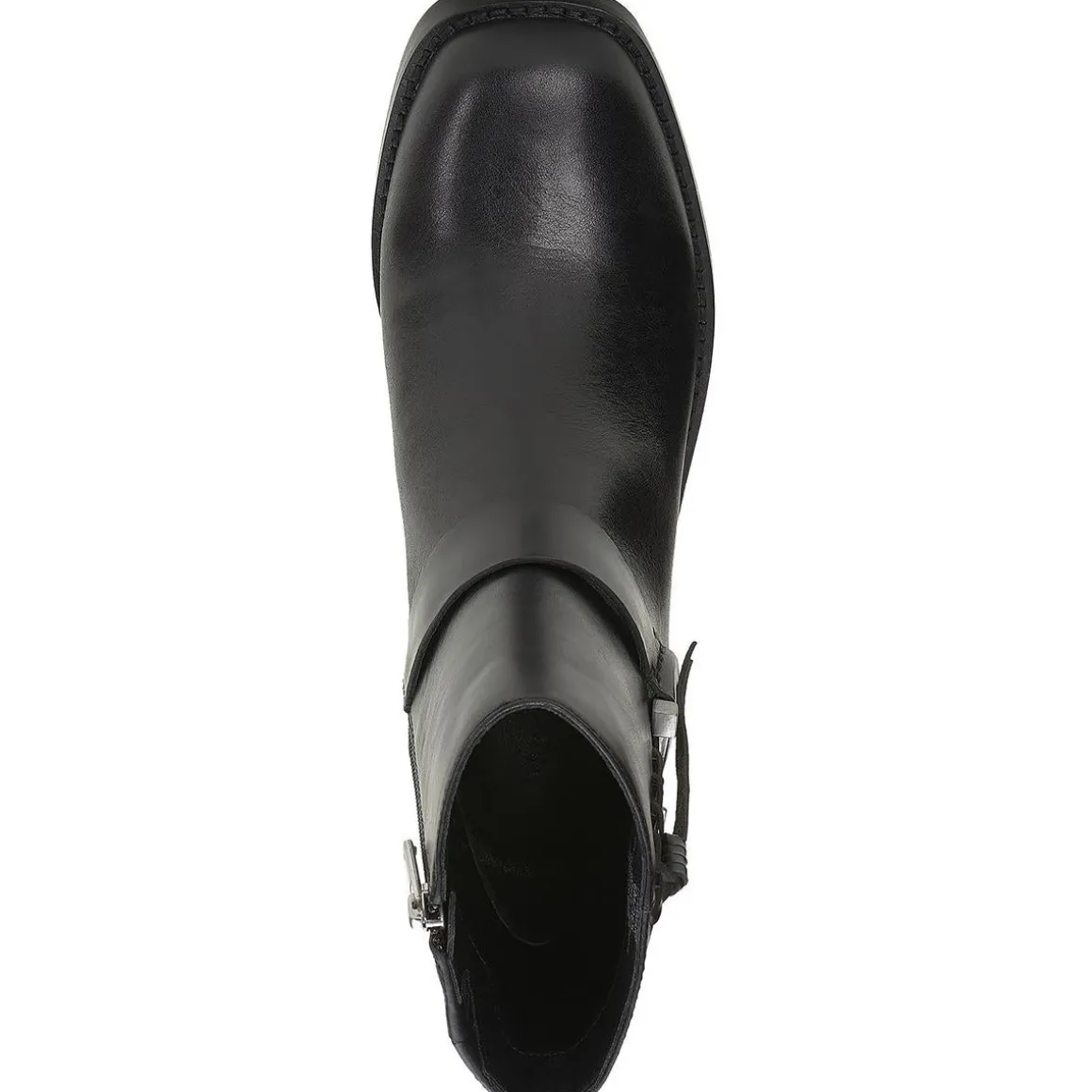 Kamany Zipper Square Toe Ankle Boots