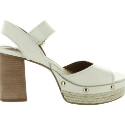 Kamille Woven Leather Platform Sandals