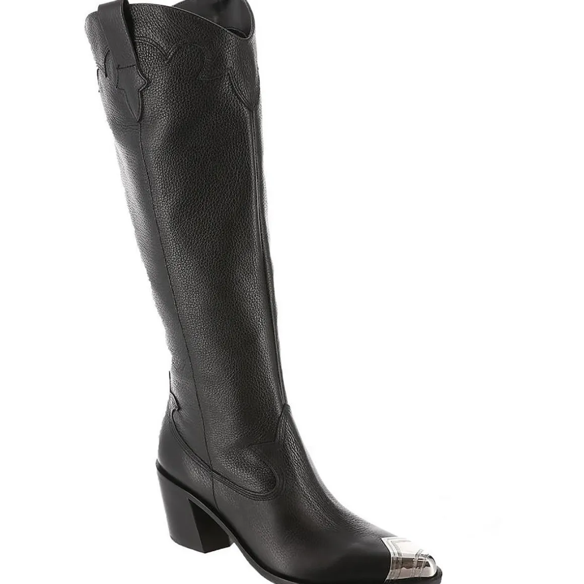 Kamryn Leather Pointed Toe Knee-High Boots