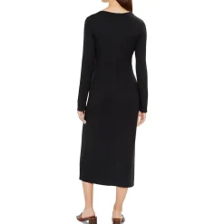 KAREN Knit Crew Neck Sweaterdress