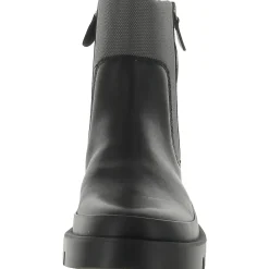 Kaskona Zipper Leather Booties