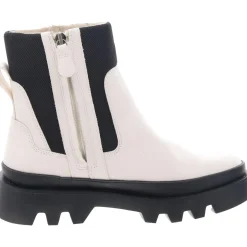 Kaskona Zipper Leather Booties