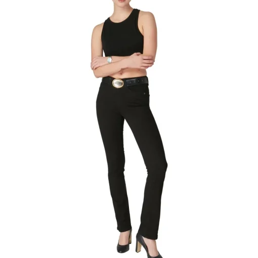 Kate Pocket Denim Straight Leg Jeans