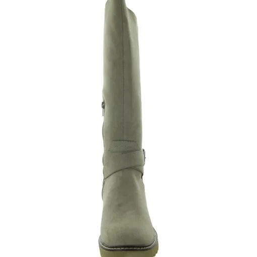 Kathleen Zipper Knee-High Boots