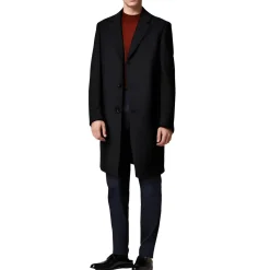 Kavon Solid Wool Overcoat