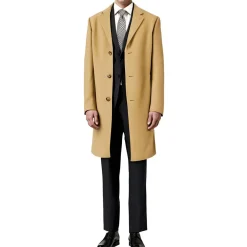Kavon Solid Wool Overcoat